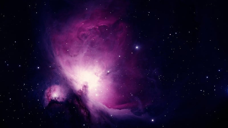 Starry night sky